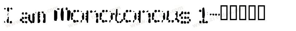 I am Monotonous 1字体转换